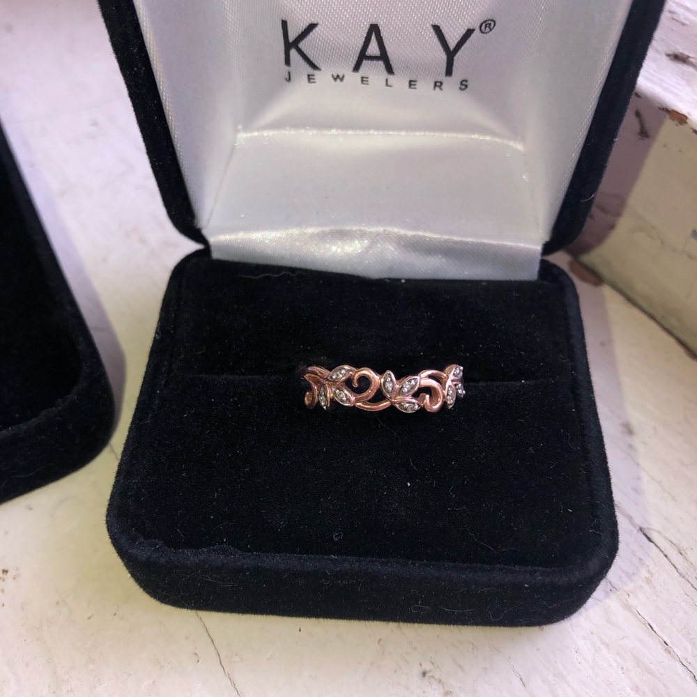 Rose gold jewelry set